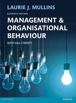 Management & organisational behaviour; Laurie J. Mullins; 2016