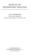 Manual of Osteopathic Practice; Alan Stoddard