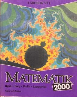 Matematik 2000 nt 1 lärobok; Lars-Eric Björk; 1990
