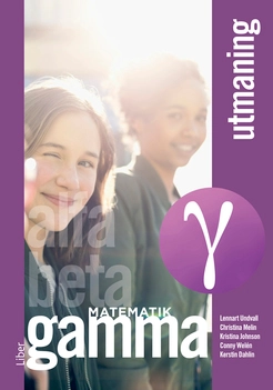 Matematik Gamma Utmaning; Lennart Undvall, Christina Melin, Kristina Johnson, Conny Welén, Kerstin Dahlin; 2021