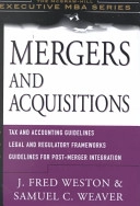 Mergers and acquisitions; (John Fred) J. Fred Weston; 2001