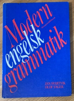 Modern engelsk grammatik; Jan Svartvik; 1987