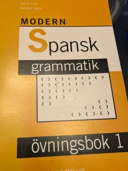 Modern spansk grammatik Övningsbok 1 med Facit; Johan Falk, Kerstin Sjölin, Luis Lerate; 1996