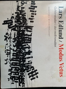 Modus vetus : gehörsstudier i dur/moll-tonalitet; Lars Edlund; 2012