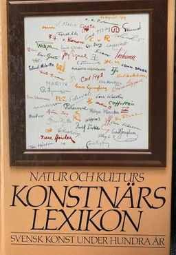 Natur och kulturs konstnärslexikon : svensk konst under 100 år; Eugen Wretholm; 1982