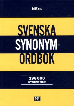 NE:s svenska synonymordbok : 196 000 synonymer; Hanna Gerhardsen; 2018