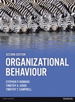 Organizational behaviour; Stephen P. Robbins; 2017