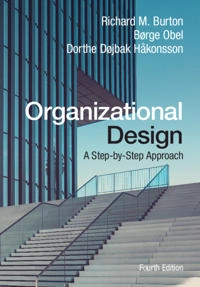 Organizational design a step-by-step approach; Richard M. Burton; 2021
