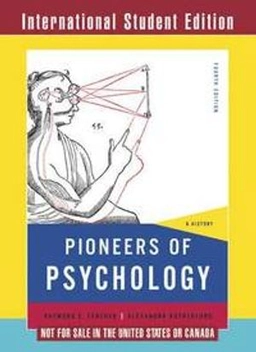 Pioneers of psychology : a history; Raymond E. Fancher; 2012