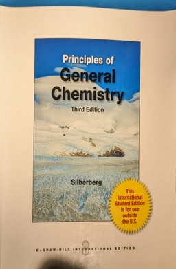 Principles of general chemistry; Silberberg; 2013