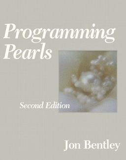 Programming pearls; Jon Louis Bentley; 2000