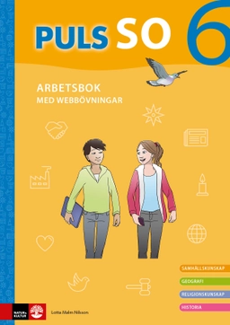 PULS SO åk 6 Arbetsbok med elevwebb; Lotta Malm Nilsson; 2022