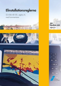 SEK Handbok 444 - Elinstallationsreglerna - SS 436 40 00, utg 4, med kommentarer; SEK Svensk elstandard, Svenska elektriska kommissionen
(tidigare namn), Svenska elektriska kommissionen; 2024