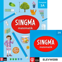 Singma matematik 3A Övningsbok; Pia Agardh, Josefine Rejler, Brandon Oh; 2018