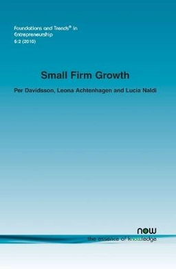 Small firm growth; Per Davidsson; 2010