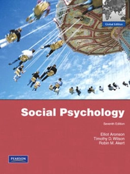 Social psychology; Elliot Aronson; 2010