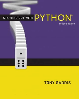 Starting out with Python; Tony. Gaddis; 2012