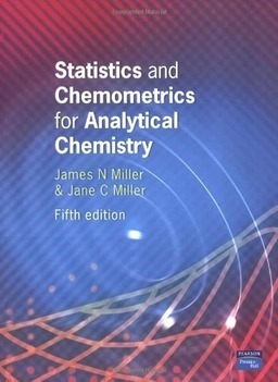 Statistics and chemometrics for analytical chemistry; Miller; 2005