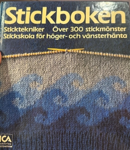 Stickboken : sticktekniker : över 300 stickmönster : stickskola för höger- och vänsterhänta; Maria Natter; 1985