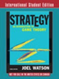 Strategy; Joel Watson; 2013