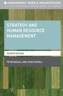 Strategy and human resource management; Peter F. Boxall; 2016
