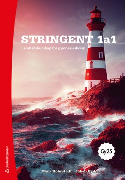 Stringent Nivå 1a1 - Samhällskunskap för gymnasieskolan; Måns Holmstedt, Jakob Hydén; 2025