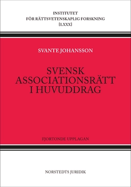 Svensk associationsrätt i huvuddrag; Svante Johansson; 2026