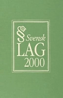 Svensk lag · 2000; Per Henrik Lindblom; 2000