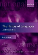 The history of languages : an introduction; Tore Janson; 2012
