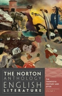 The Norton anthology of English literature · The Twentieth century and after, Volume F; Stephen Greenblatt; 2012