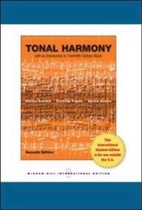 Tonal Harmony; Stefan Kostka, Dorothy Payne; 2012