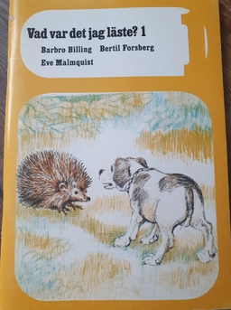 Vad var det jag läste?; Eve Malmquist, Bertil Forsberg, Barbro Billing; 1977
