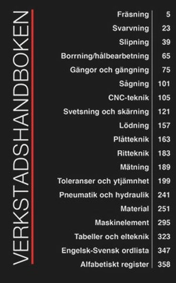Verkstadshandboken; Nils-Olof Eriksson, Bo Karlsson; 2014