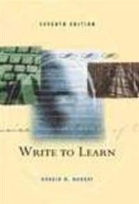 Write to Learn; Murray Donald M.; 2001