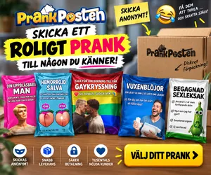 Få 20 % rabatt på en hel order , Prankposten