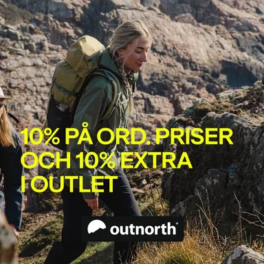 10% på ordinarie pris & 10% extra i Outlet, Outnorth