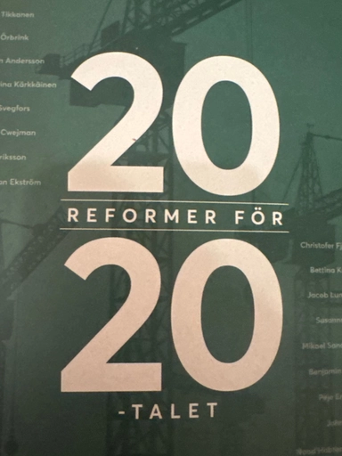 20 reformer för 20-talet; Linnea Dubois; 2021