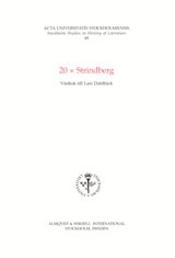 20 x Strindberg vänbok till Lars Dahlbäck