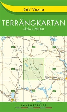 663 Voxna Terrängkartan : 1:50000; Sverige. Lantmäteriet; 2015