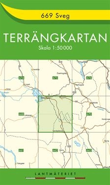 669 Sveg Terrängkartan : 1:50000; Sverige. Lantmäteriet; 2017
