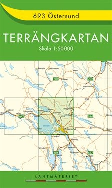 693 Östersund Terrängkartan : 1:50000; Sverige. Lantmäteriet; 2017
