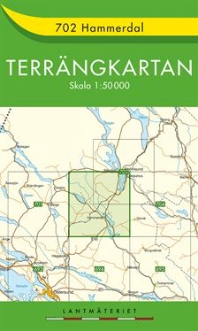 702 Hammerdal Terrängkartan : 1:50000; Sverige. Lantmäteriet; 2017