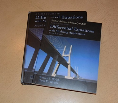 A first course in differential equations with modeling applications; Dennis G. Zill; 2001
