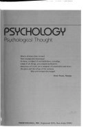 A history of psychology : main currents in psychological thought; Thomas Hardy Leahey; 1980