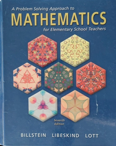 A problem solving approach to mathematics for elementary school teachers