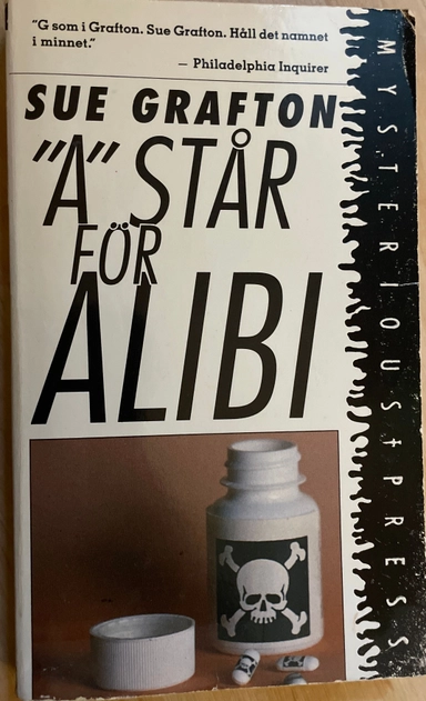 "A" står för alibi; Sue Grafton; 1992