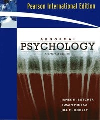 Abnormal psychology; James Neal Butcher; 2010