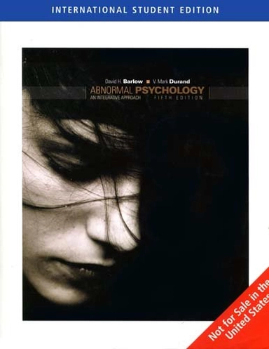 Abnormal Psychology; Barlow David, Durand V. Mark; 2008