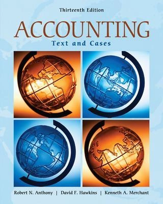 Accounting : text and cases