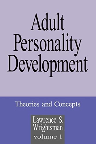 Adult personality development; Lawrence S. Wrightsman; 1994